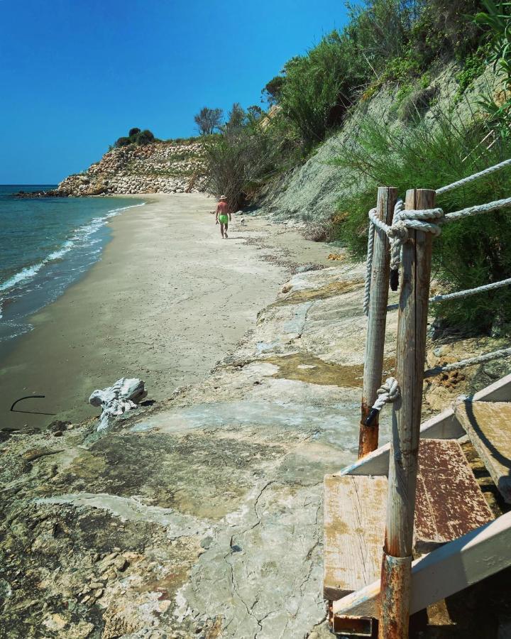 Blue Sky Cottage, Kanouli Beach Halikounas Zewnętrze zdjęcie